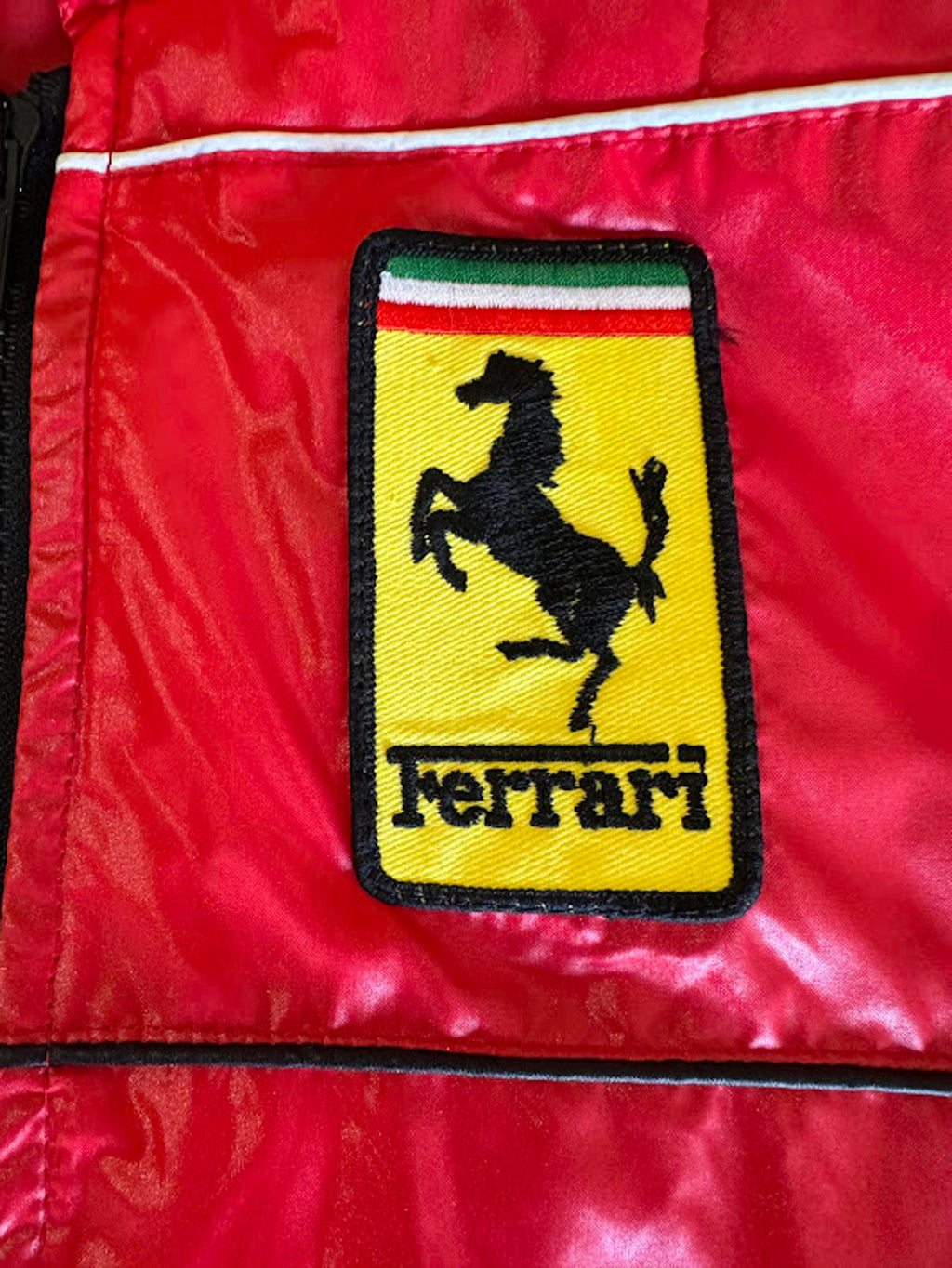 Ferrari Style Racing Jacket Le Mans Patch