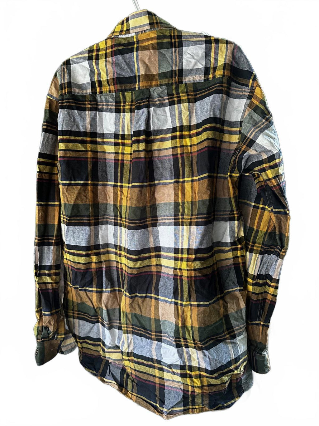 Cinch Men's Plaid Long Sleeve Button Down Shirt Large