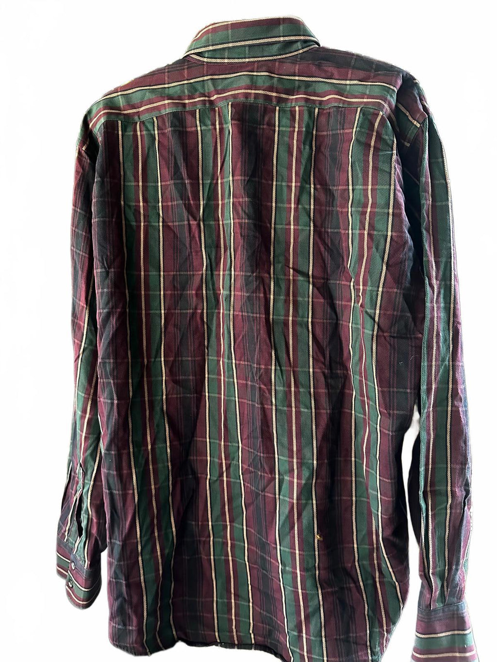 Vintage Burberrys of London Plaid Cotton Shirt XL