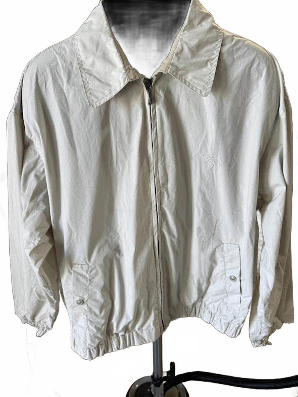 Arnold Palmer Outerwear Cream Golf Windbreaker M