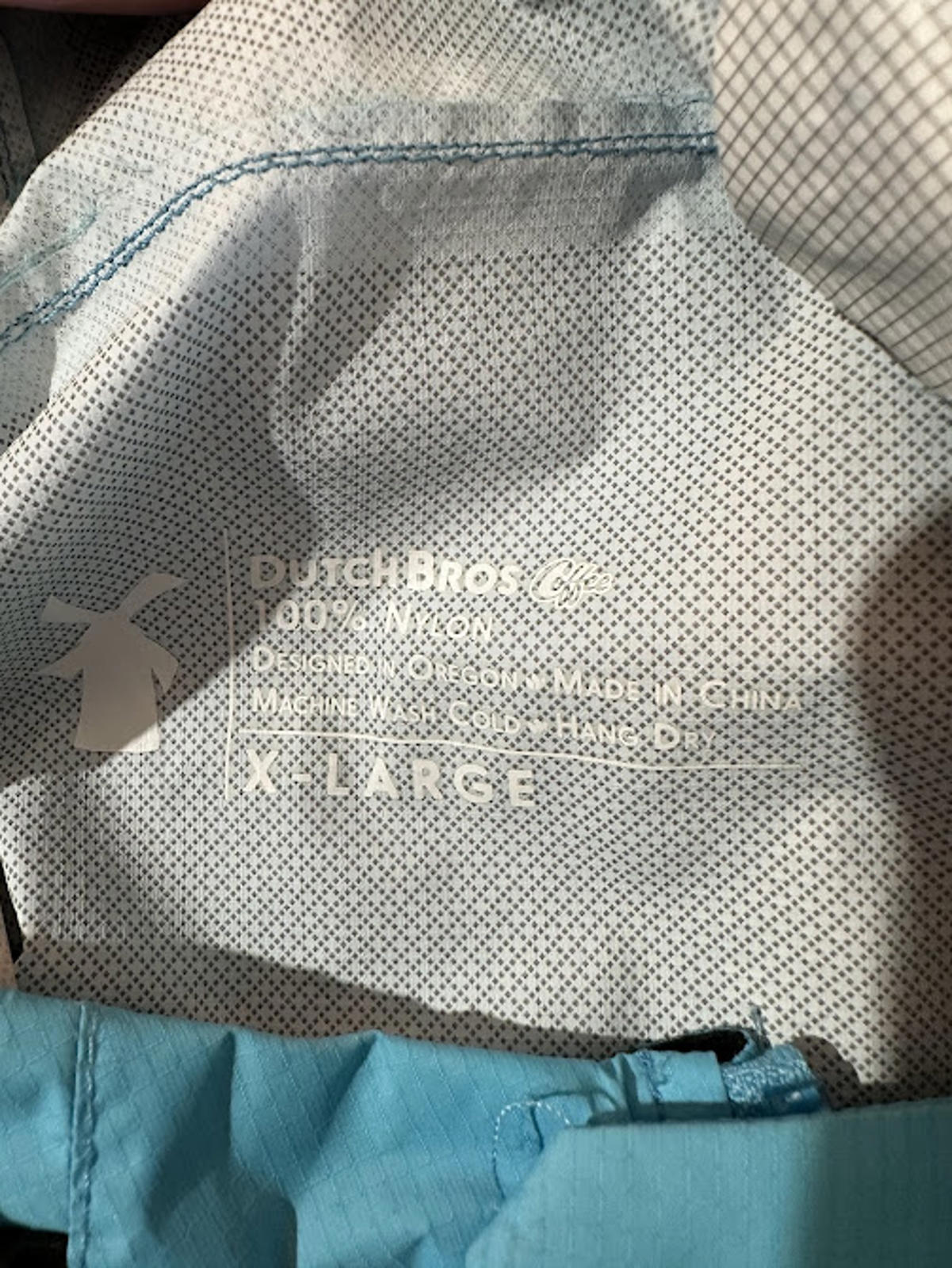 Dutch Bros Coffee Colorblock Windbreaker XL
