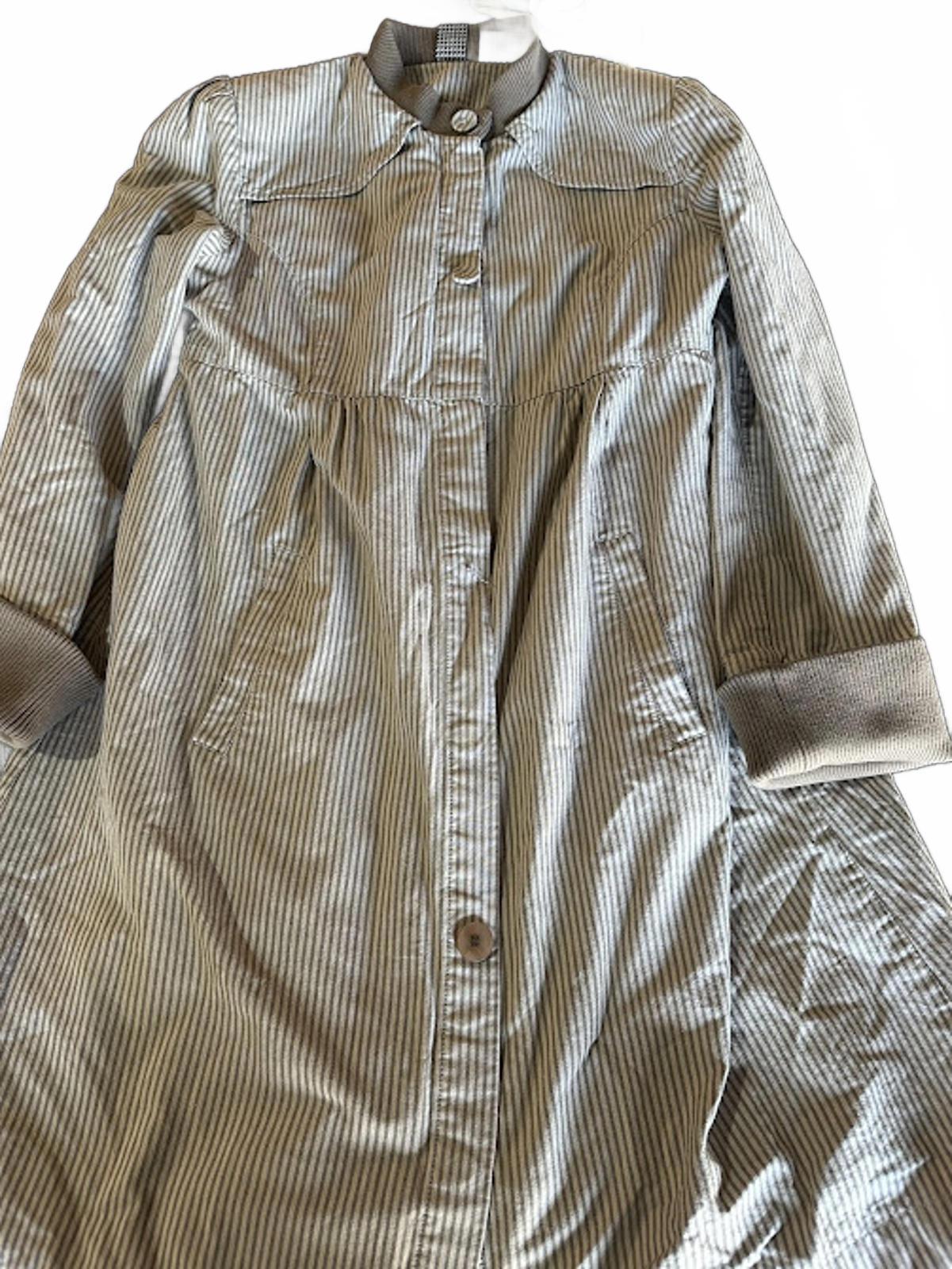 Industry Striped Coat Dress S/P