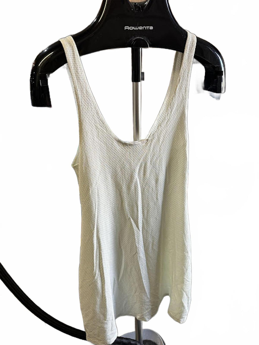 Underwriters 100% Silk Cream Tank Top M