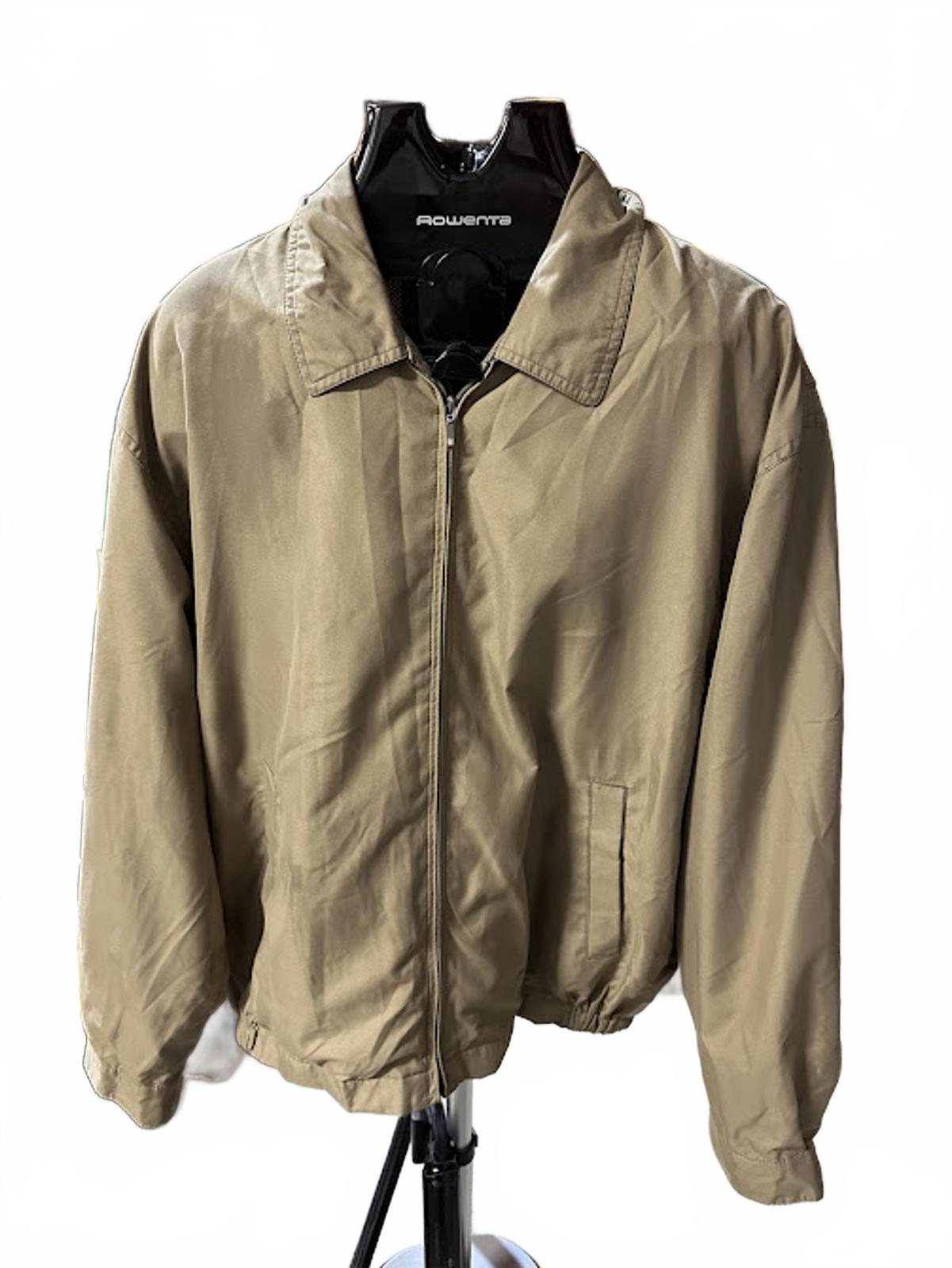 T. Harris London Khaki Zip Jacket XL