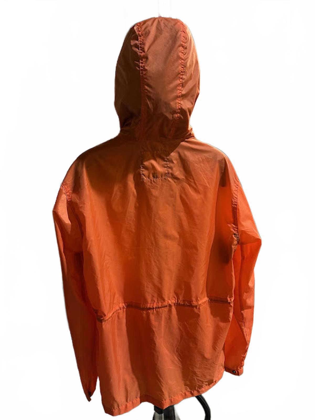 Obey Propaganda Hooded Nylon Jacket XL Orange