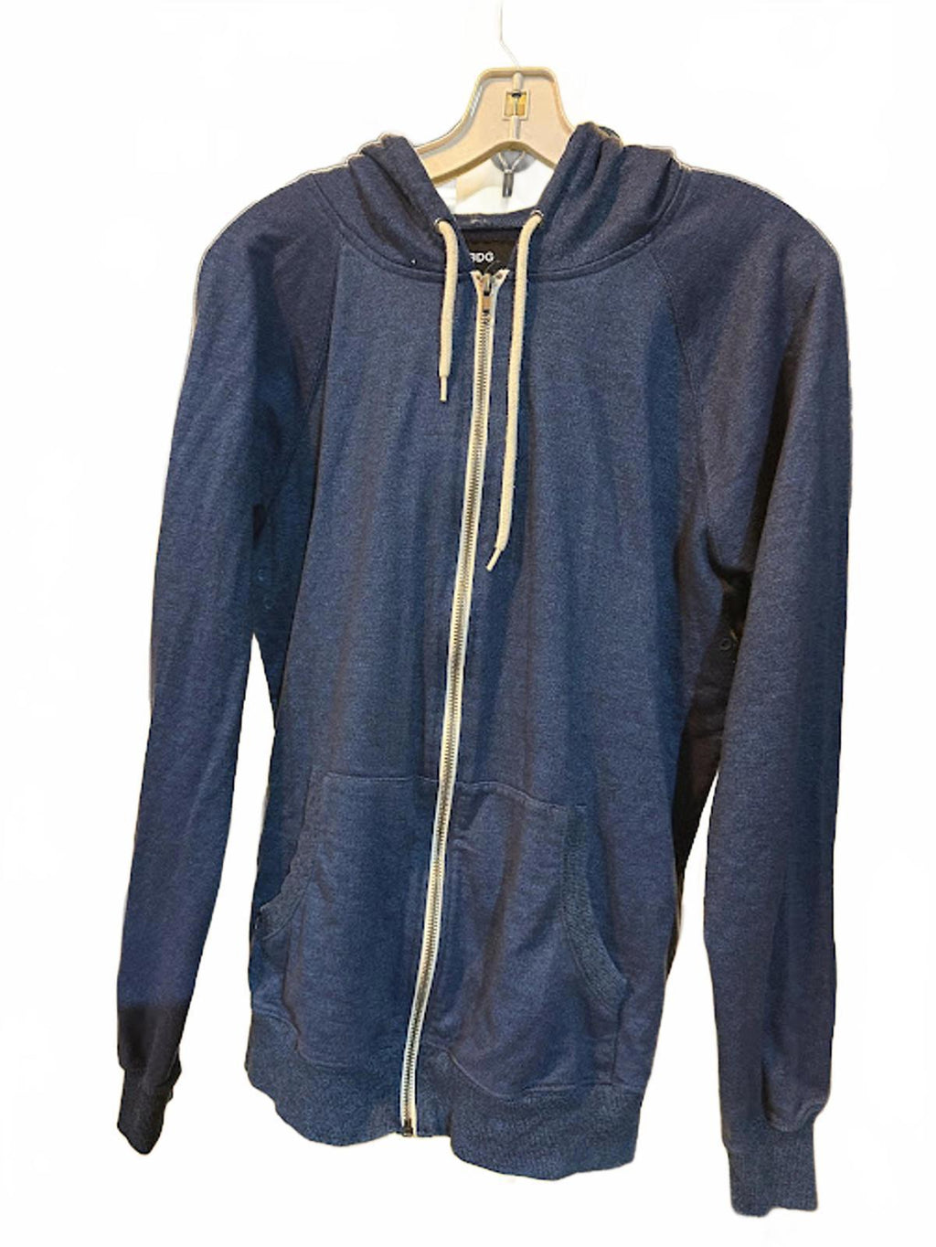 BDG Blue Zip Hoodie Sweatshirt M