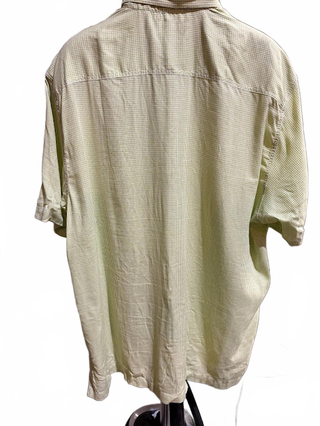 Calvin Klein Green Micro Check Shirt XL