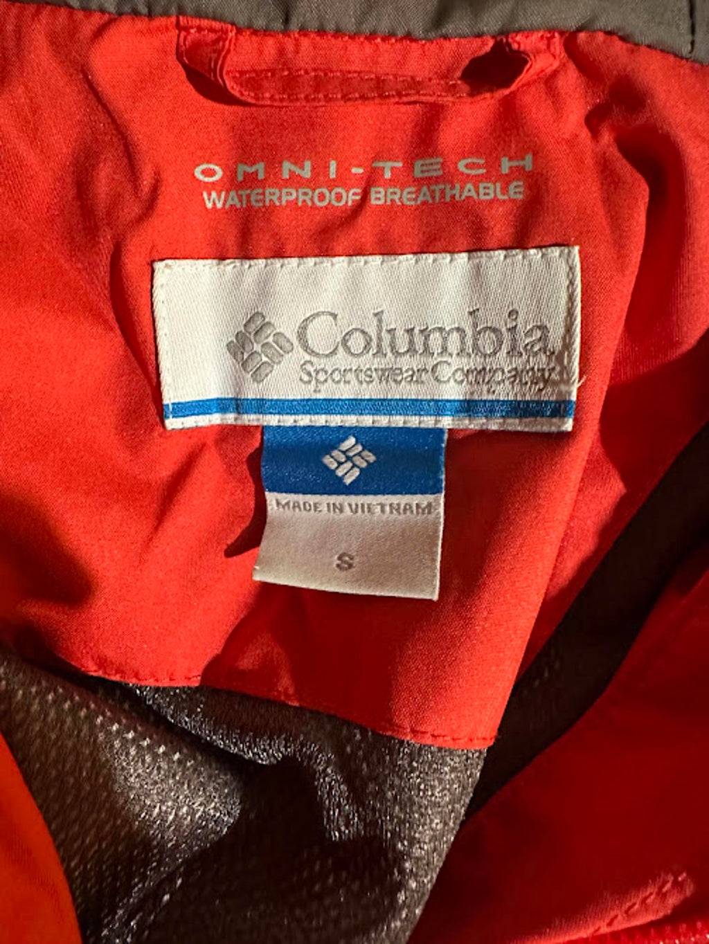 Columbia Omni-Tech Waterproof Rain Jacket S