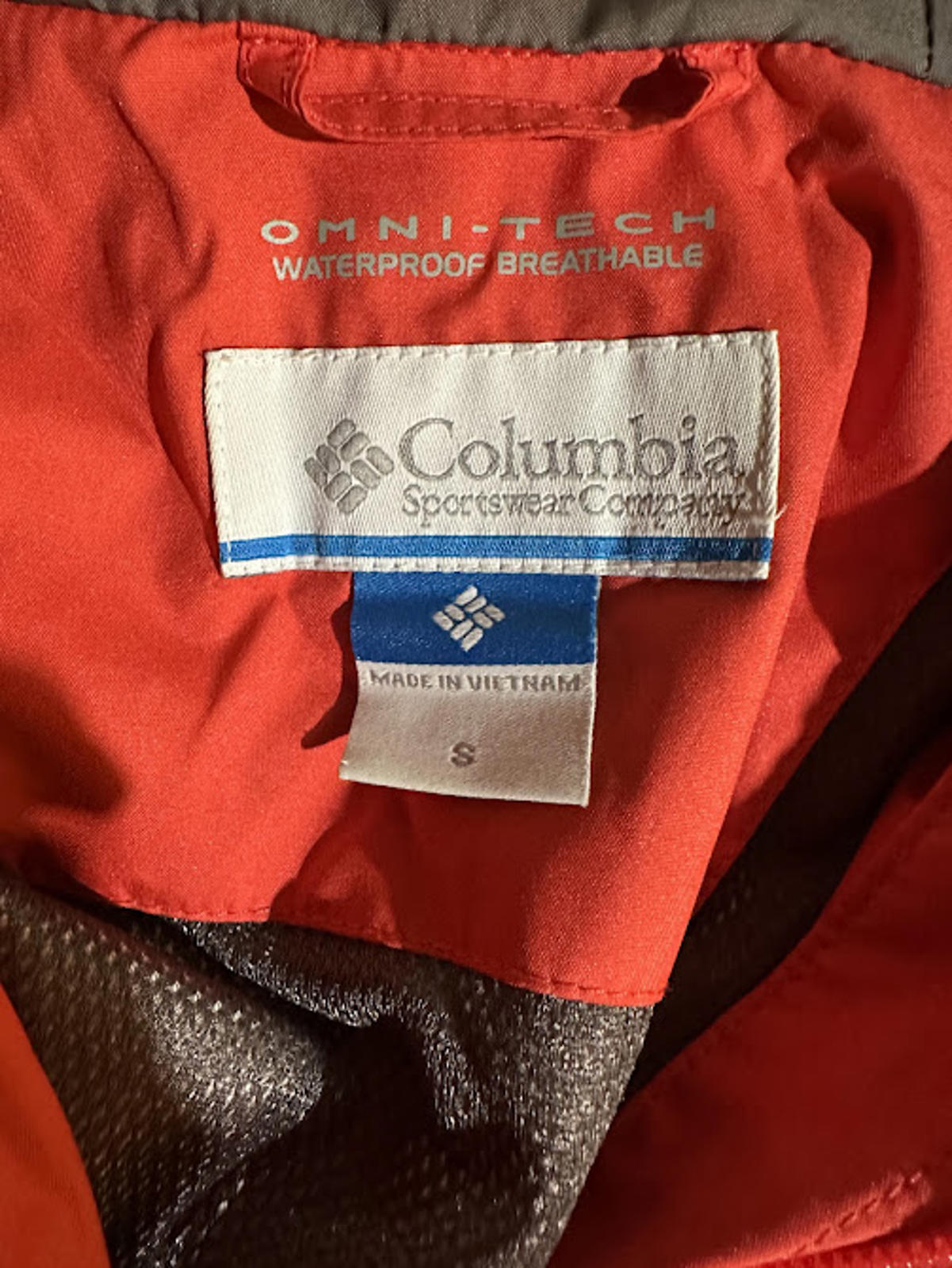 Columbia Omni-Tech Waterproof Rain Jacket S