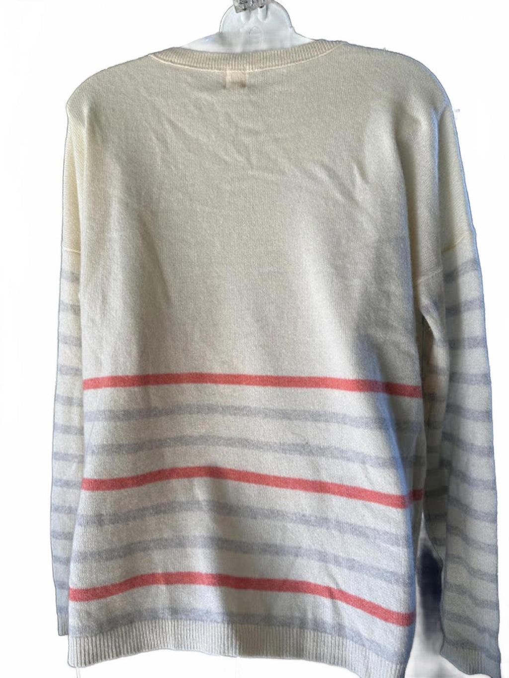 Maison Jules 100% Cashmere Stripe Sweater XL