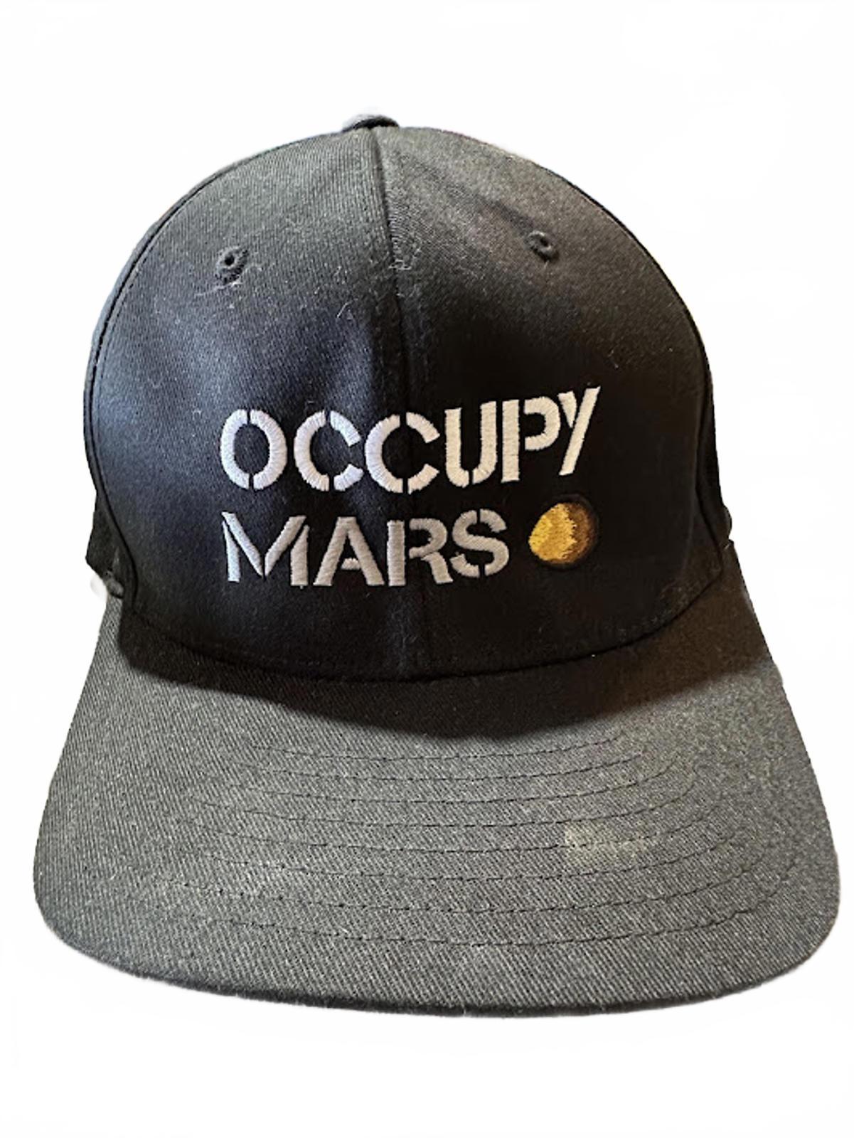 SpaceX Occupy Mars Black Strapback Hat