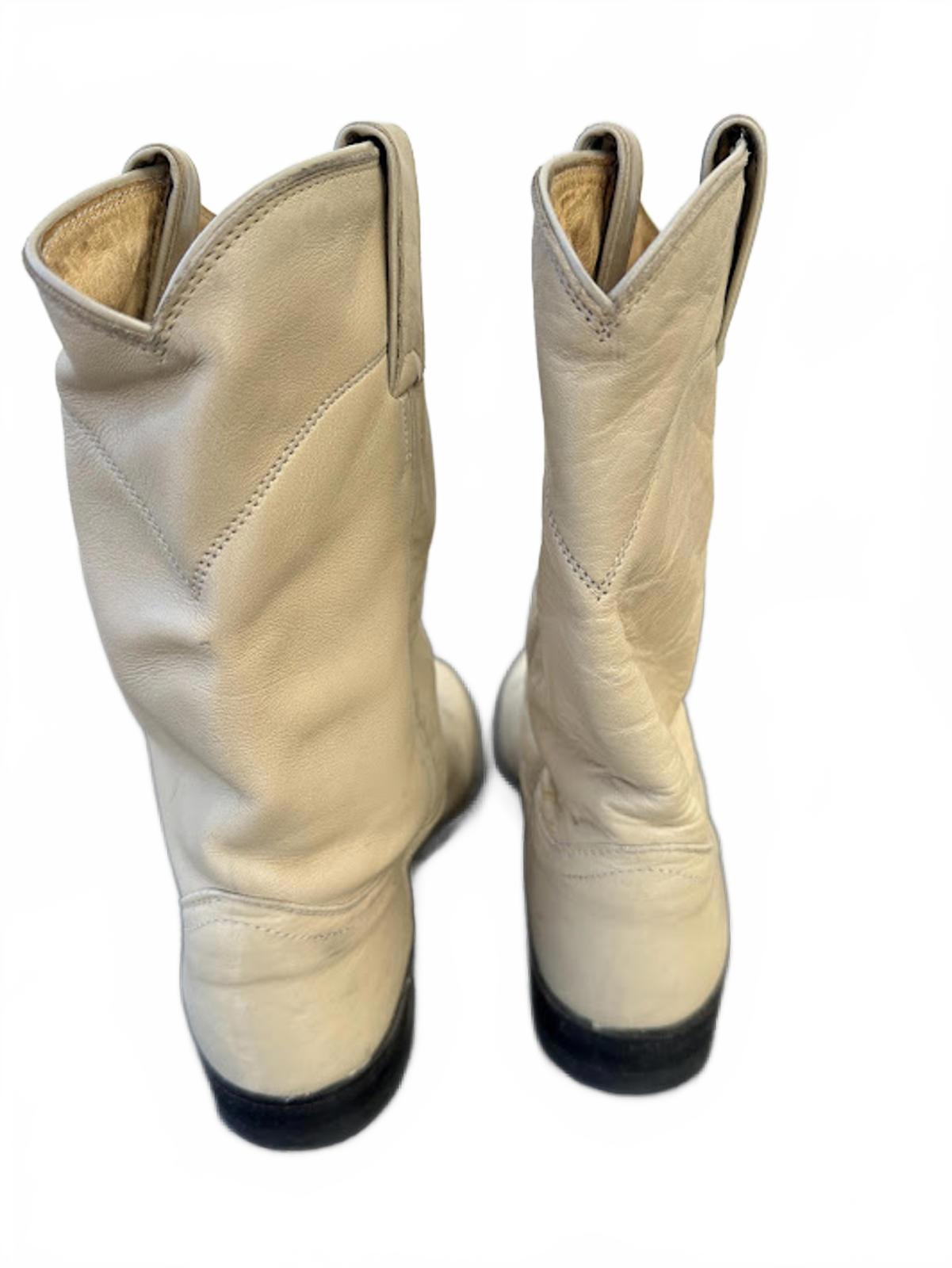 Justin Ropers Western Boots Tan 6.5 B USA