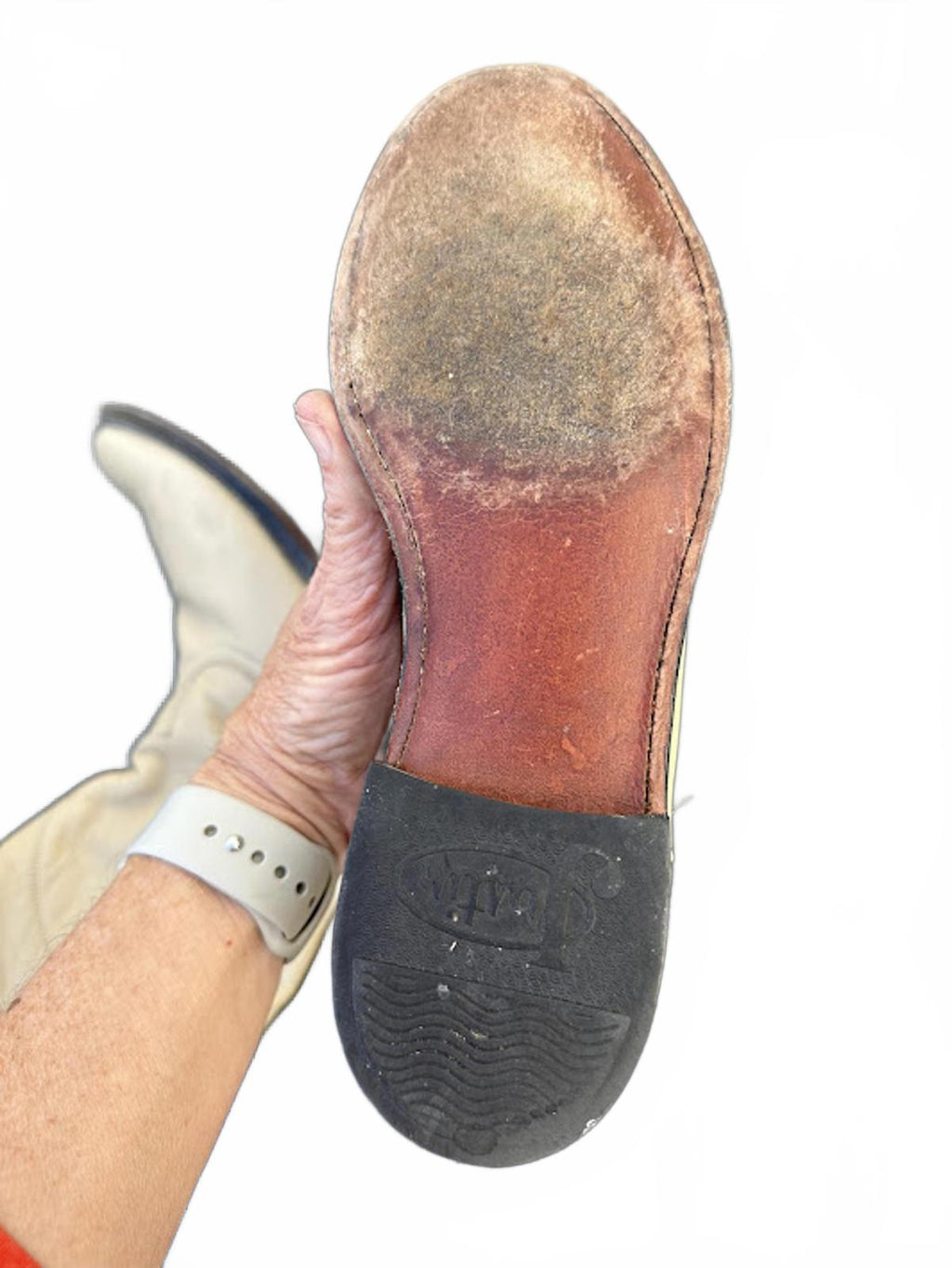Justin Ropers Western Boots Tan 6.5 B USA