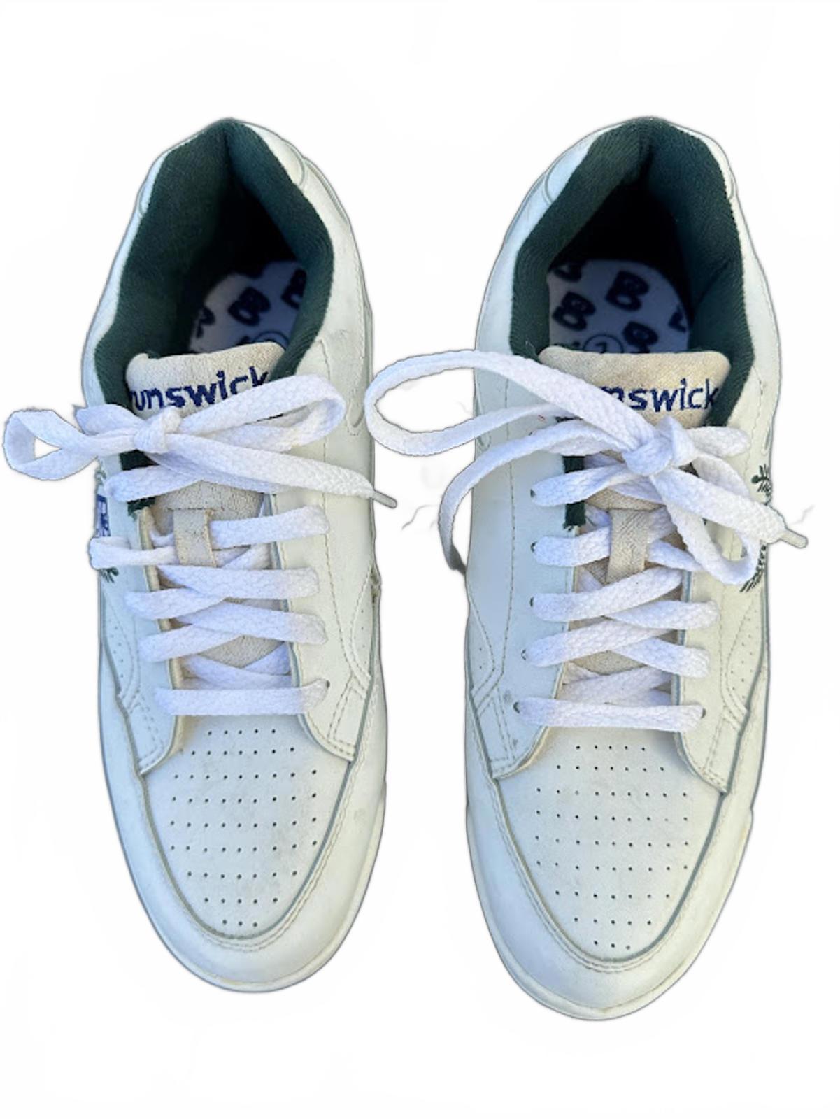Brunswick Bowling Shoes White Green Mens 7