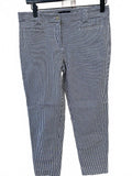 Ann Taylor Seersucker Stripe Ankle Pants 4T
