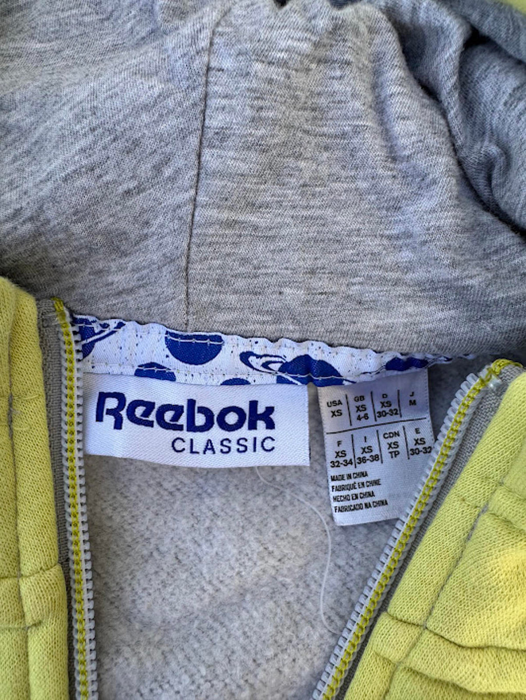 Reebok Classic Colorblock Zip Hoodie XS