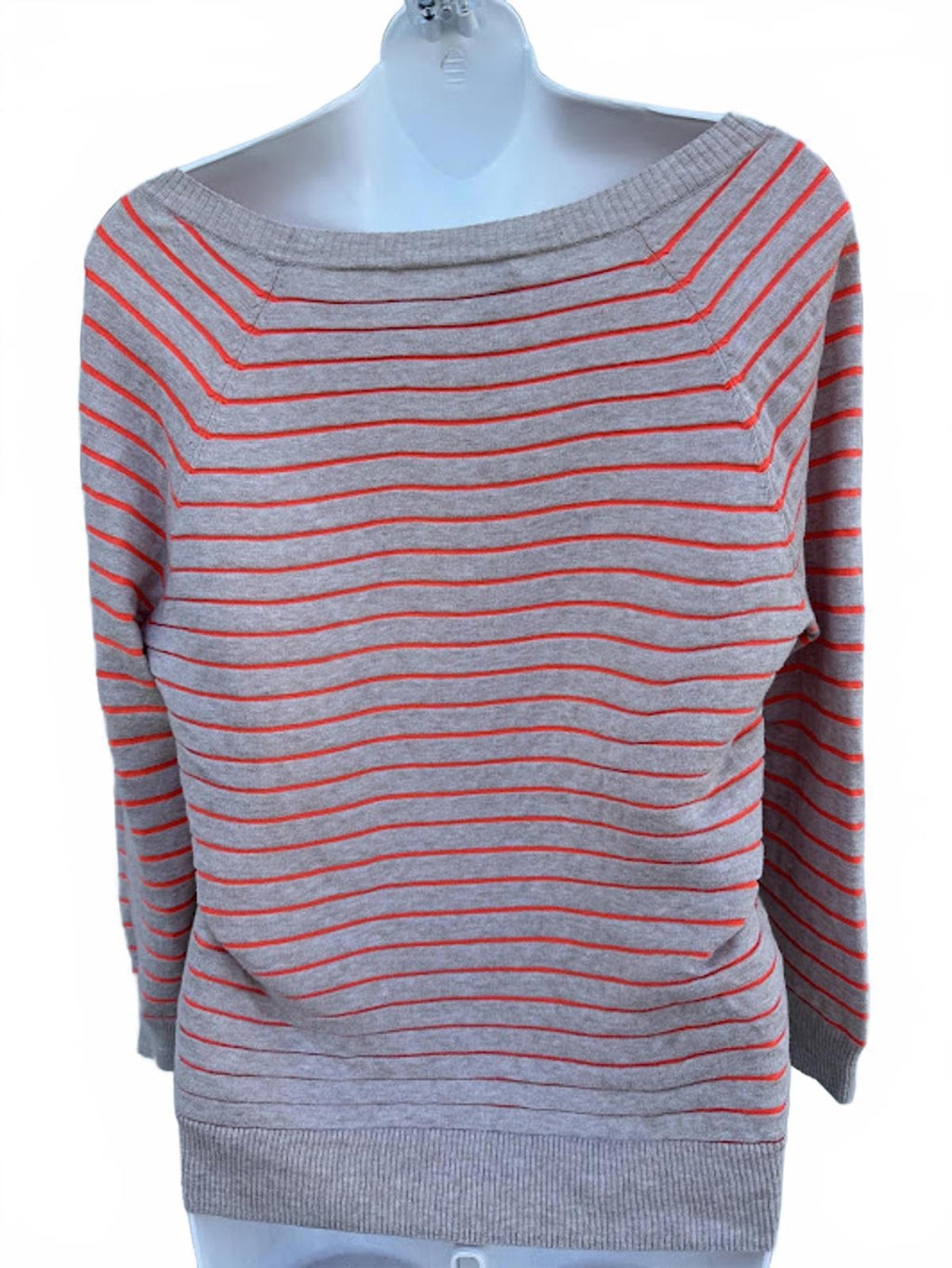Madewell Beige Neon Stripe Knit Sweater S
