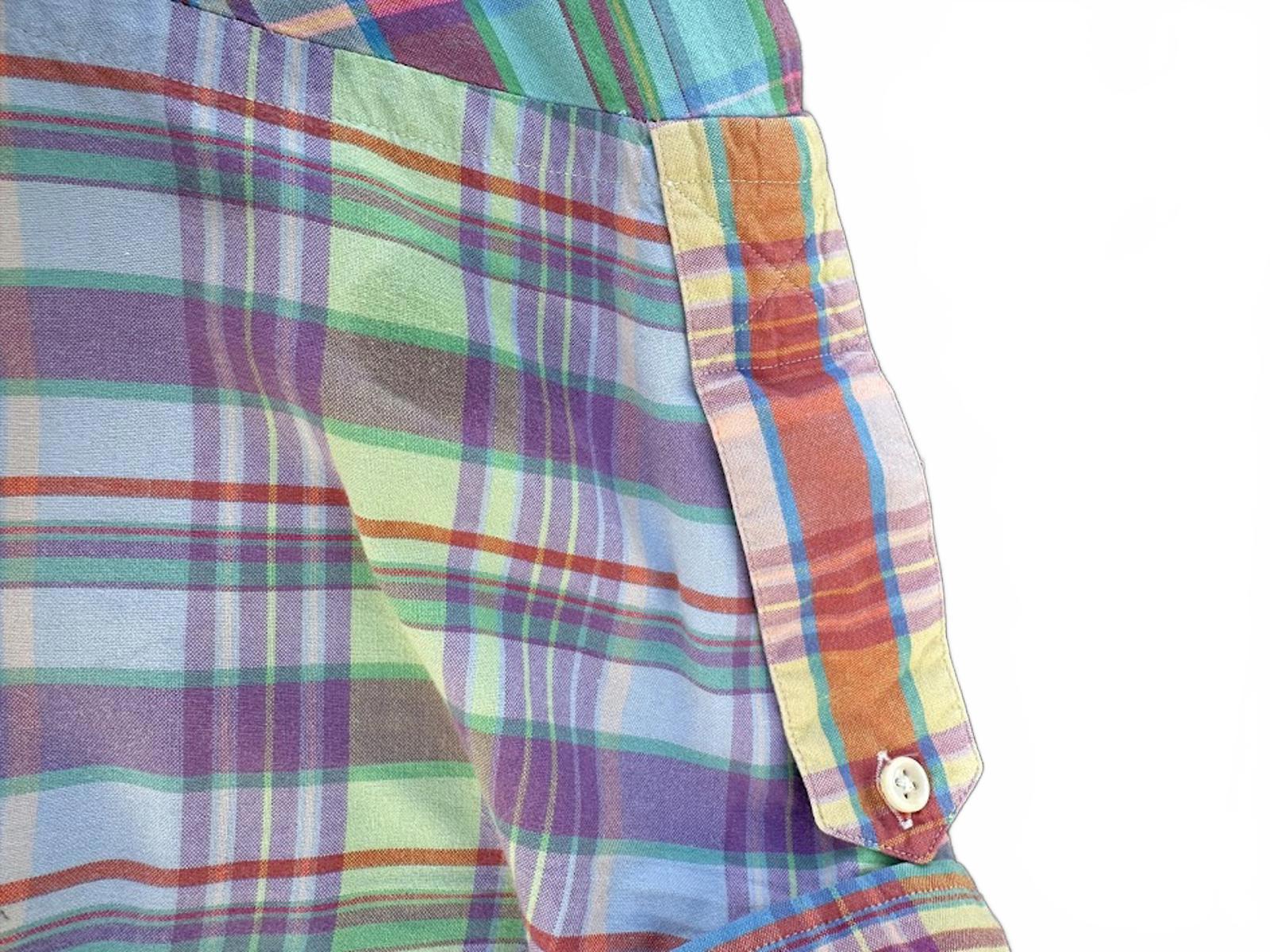 Polo Ralph Lauren Trim Military Plaid Shirt XL