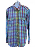 Polo Ralph Lauren Trim Military Plaid Shirt XL