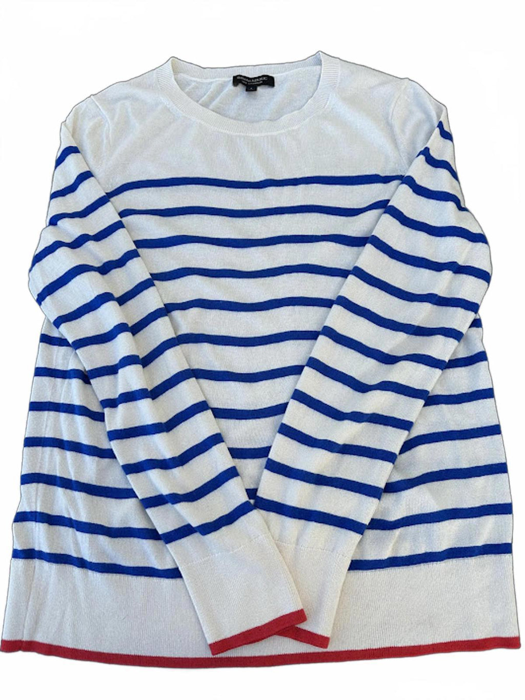 Banana Republic Silk Cashmere Stripe Sweater L