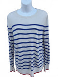 Banana Republic Silk Cashmere Stripe Sweater L
