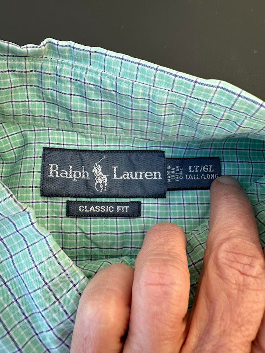 Ralph Lauren Classic Fit Shirt LT Turquoise