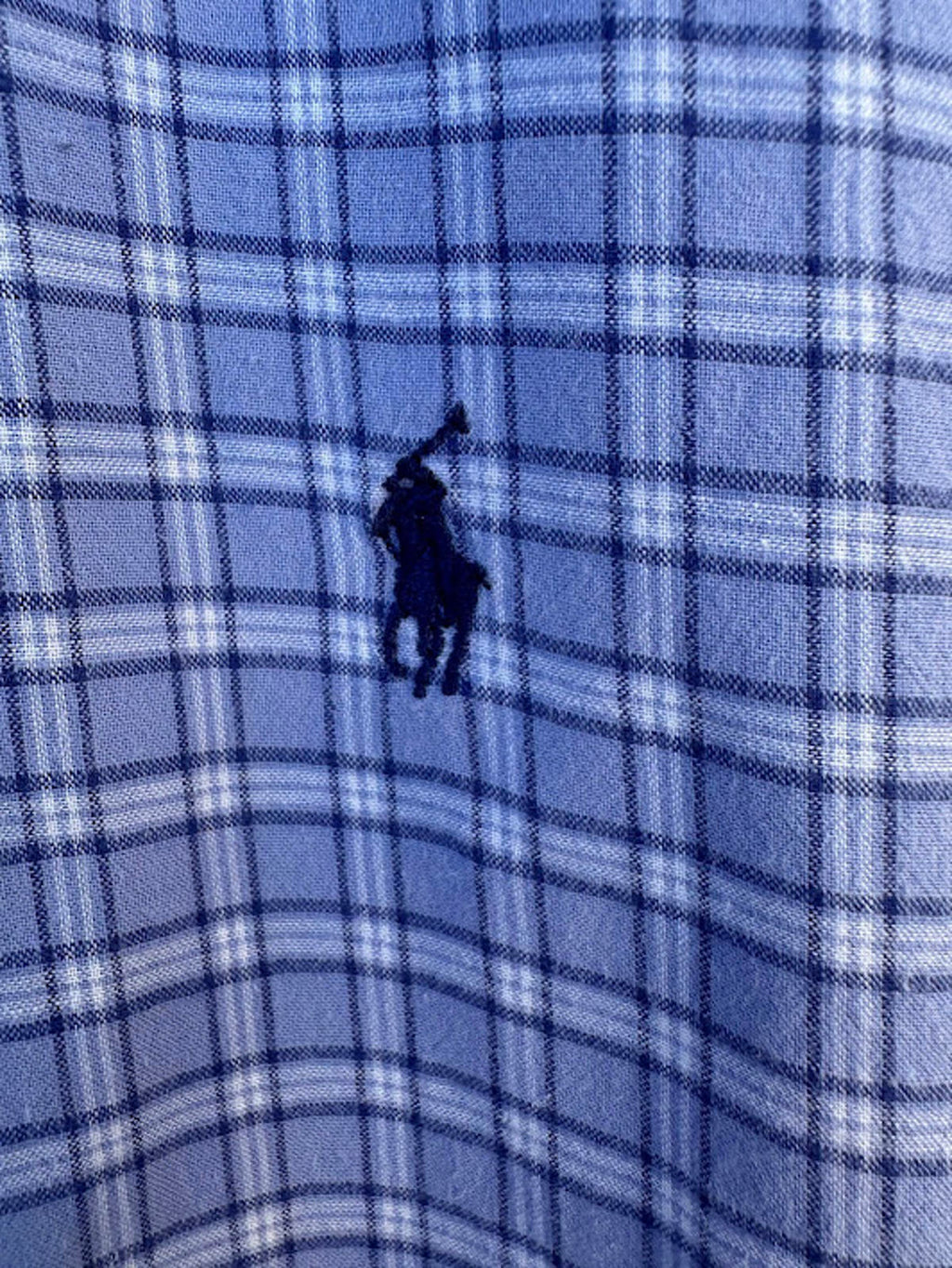 Ralph Lauren Blue Plaid Shirt Classic Fit M