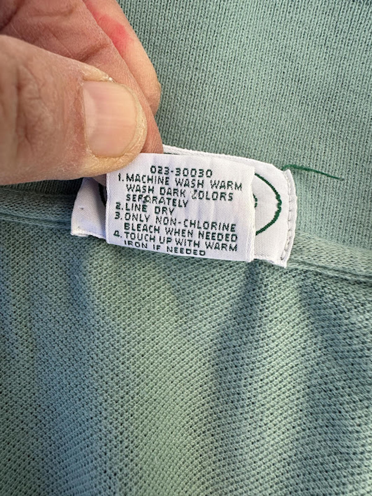 Vintage Izod Lacoste Polo USA XL Green