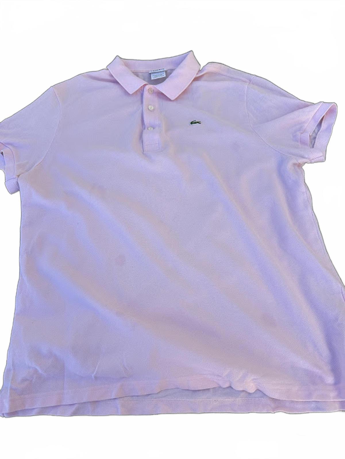 Lacoste Pink Polo Shirt Size 7 Large