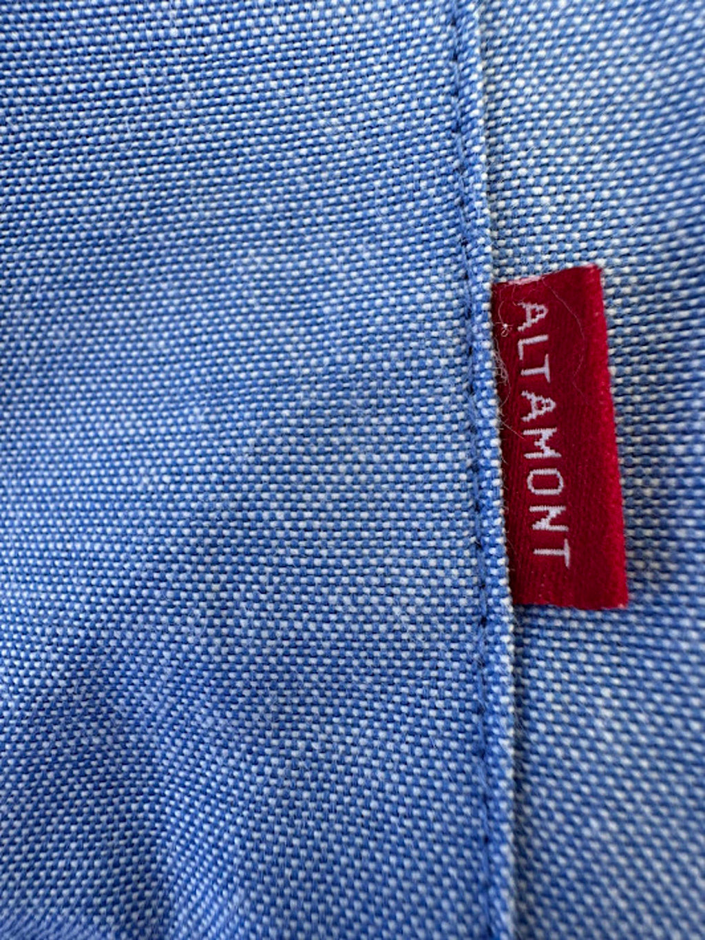 Altamont Blue Button Shirt XL Short Sleeve