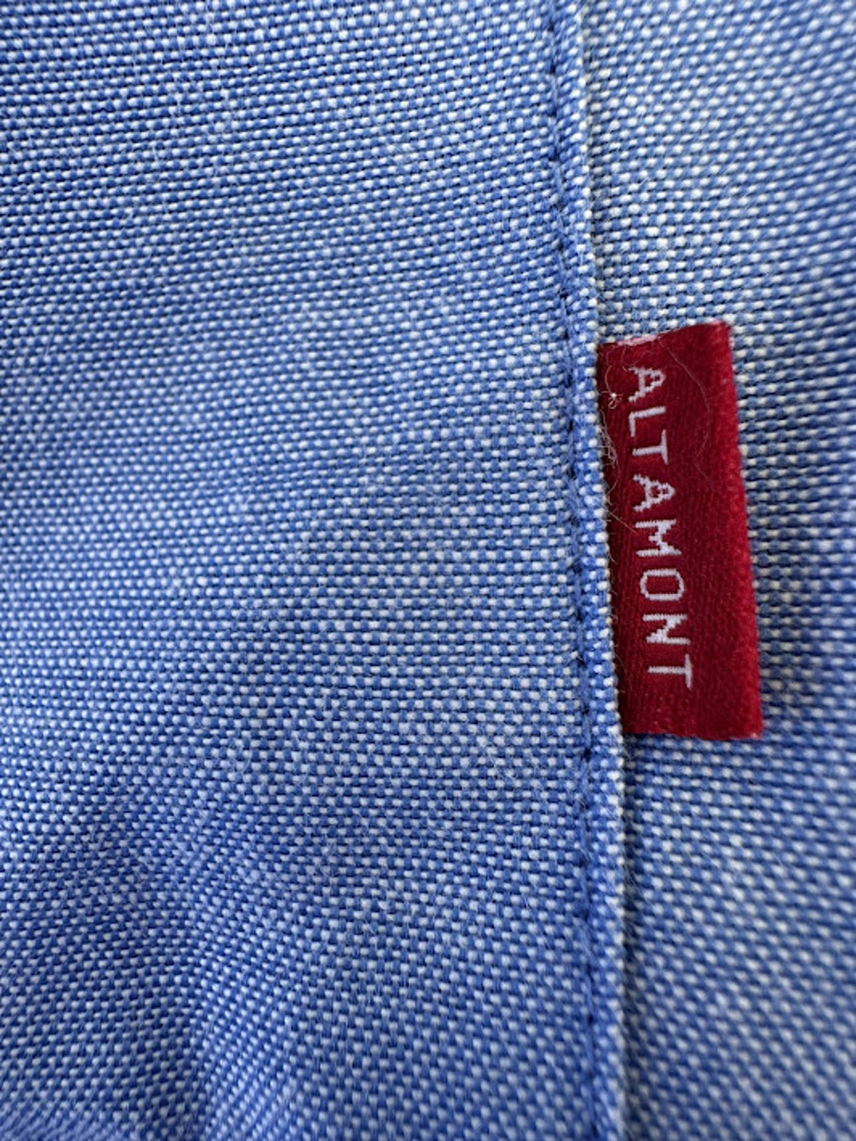 Altamont Blue Button Shirt XL Short Sleeve