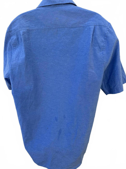Altamont Blue Button Shirt XL Short Sleeve