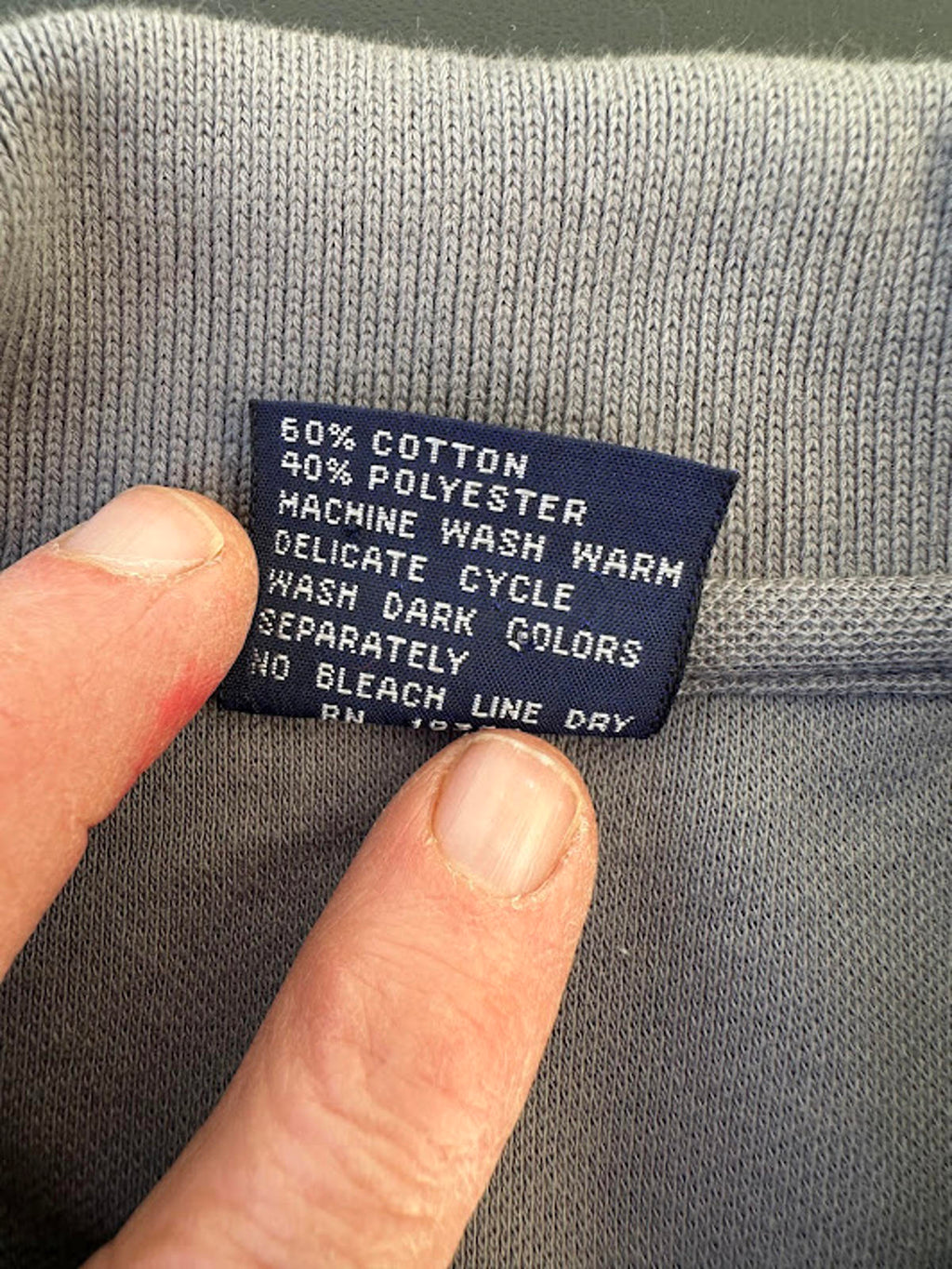 Britannia Gray Polo Shirt Medium Korea Made