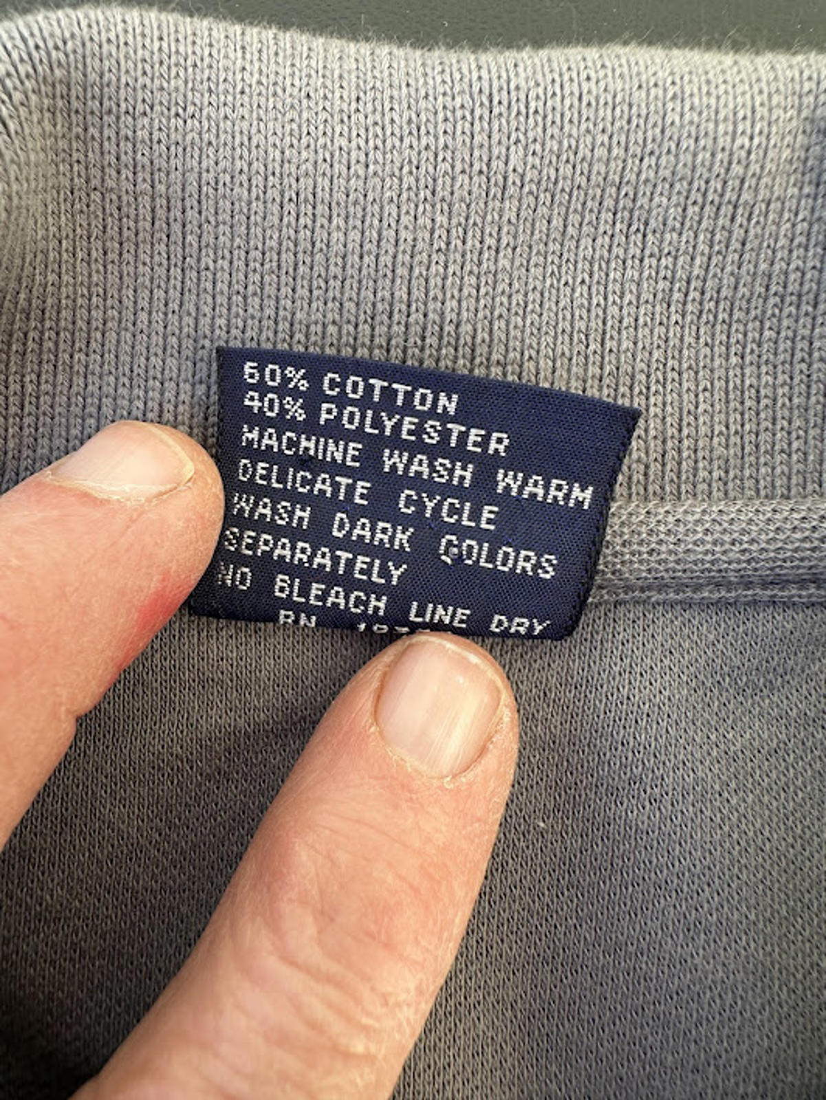 Britannia Gray Polo Shirt Medium Korea Made