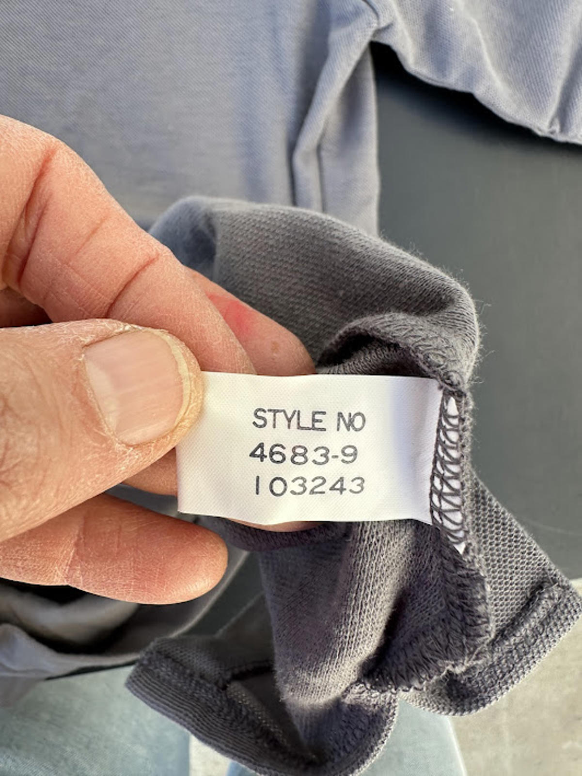 Britannia Gray Polo Shirt Medium Korea Made