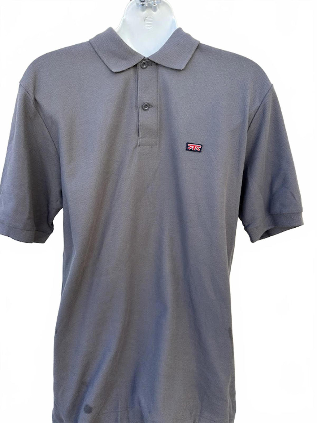 Britannia Gray Polo Shirt Medium Korea Made