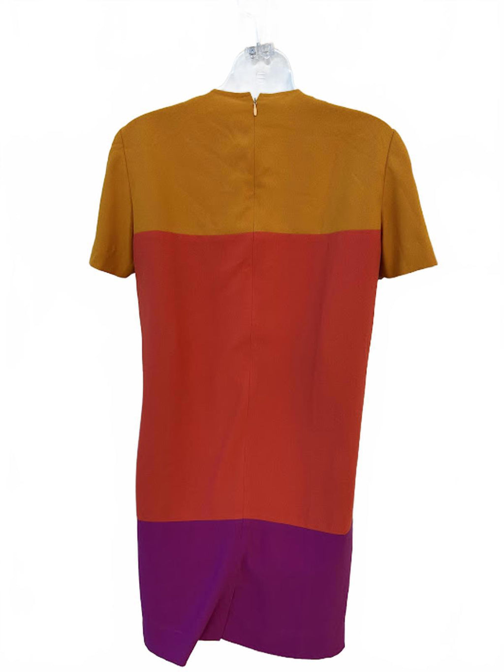 Liz Claiborne Colorblock Dress Petite 8 Bold