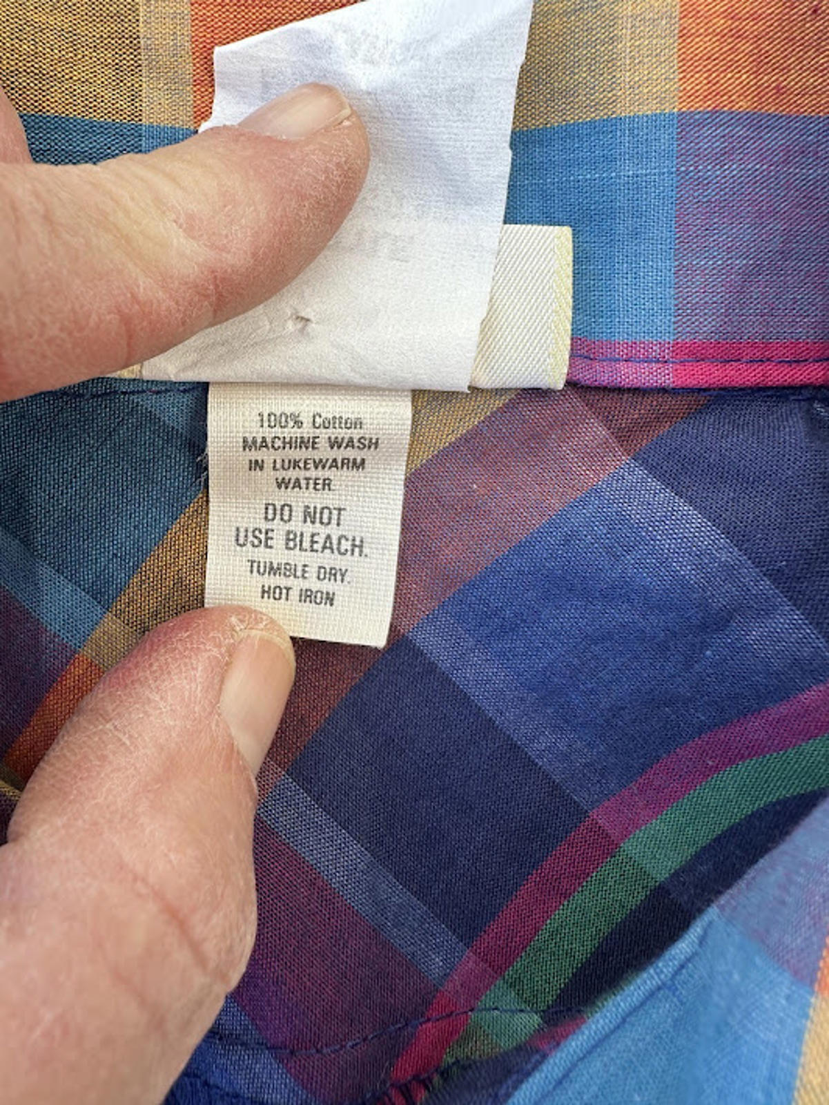 Vintage Cherokee Plaid Shirt USA L NWT
