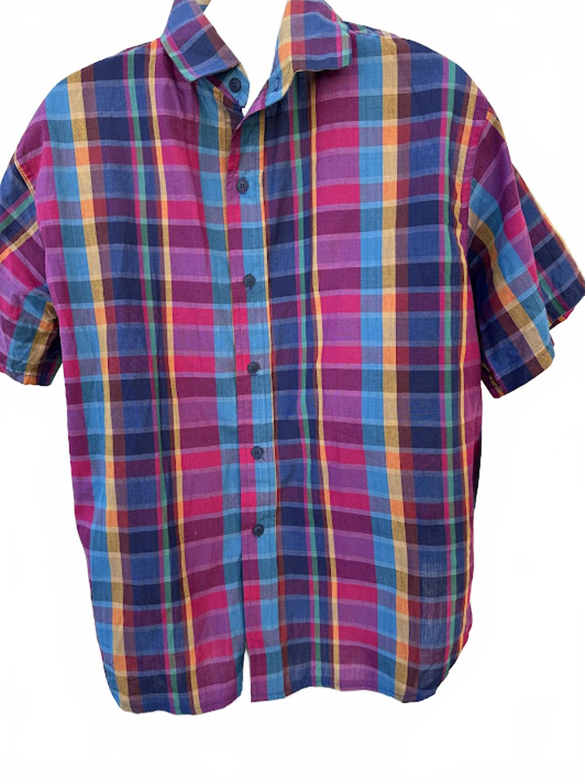 Vintage Cherokee Plaid Shirt USA L NWT