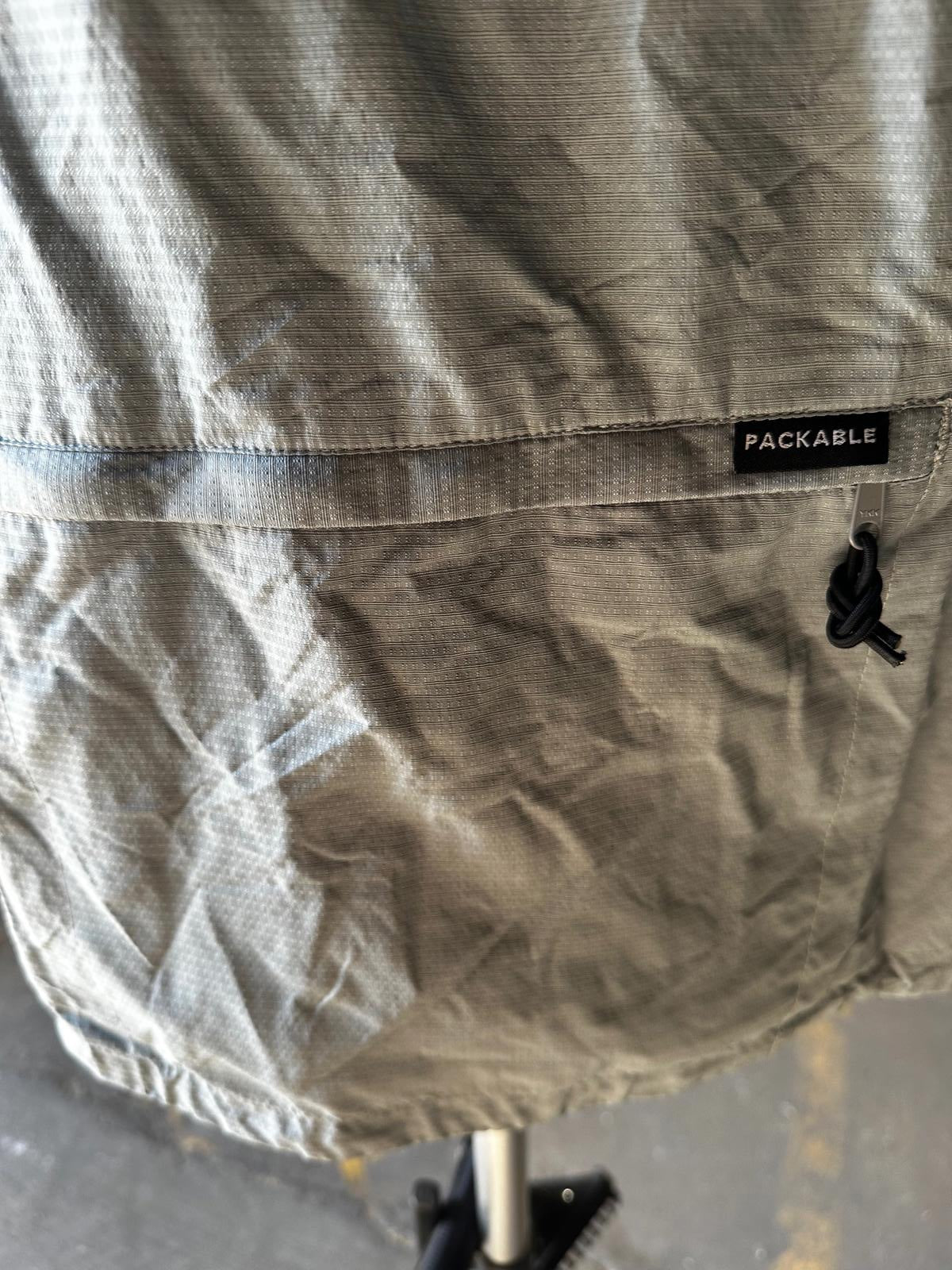 Vintage Columbia Packable Windbreaker Women’s M Blue Gray