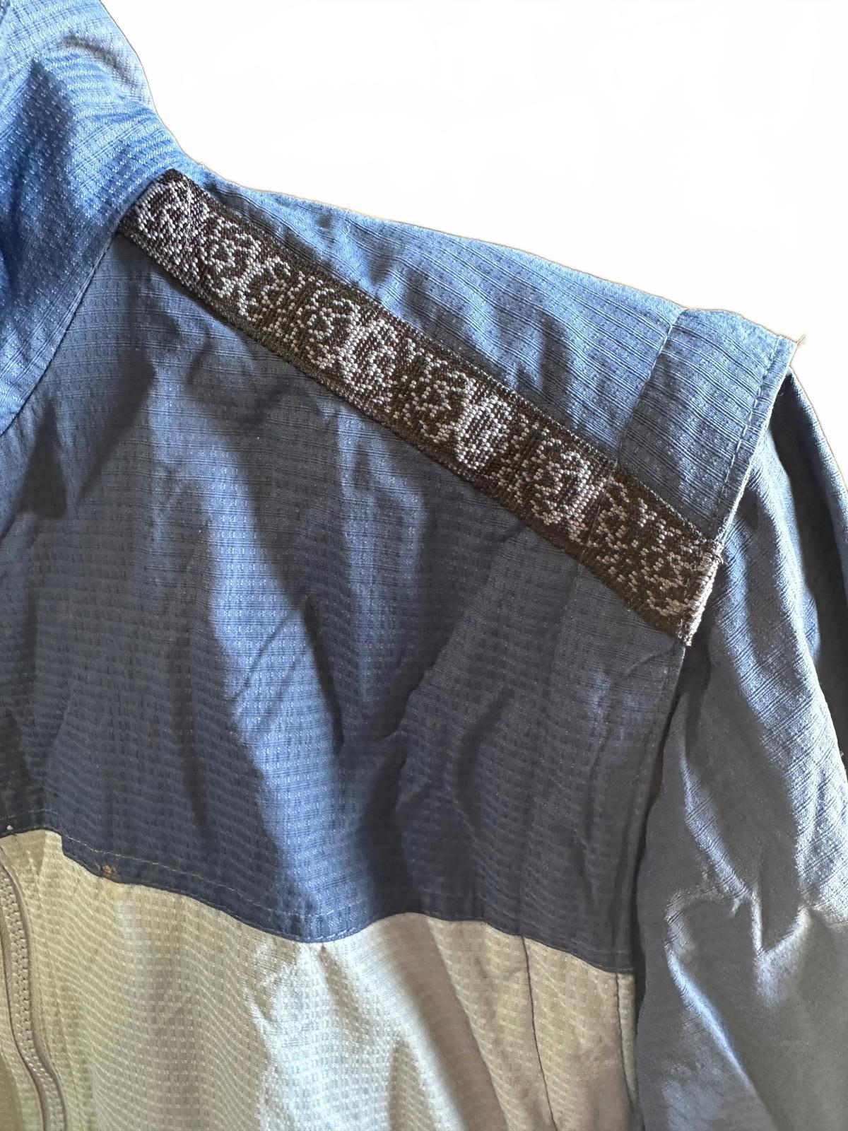 Vintage Columbia Packable Windbreaker Women’s M Blue Gray