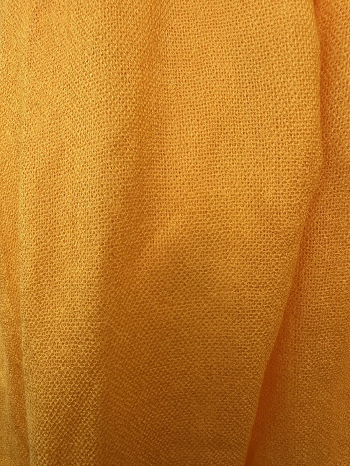 Pashmina Silk Blend Scarf Yellow 68”