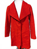 Bernardo Women’s Bouclé Wool Blend Coat – Orange – Size XS