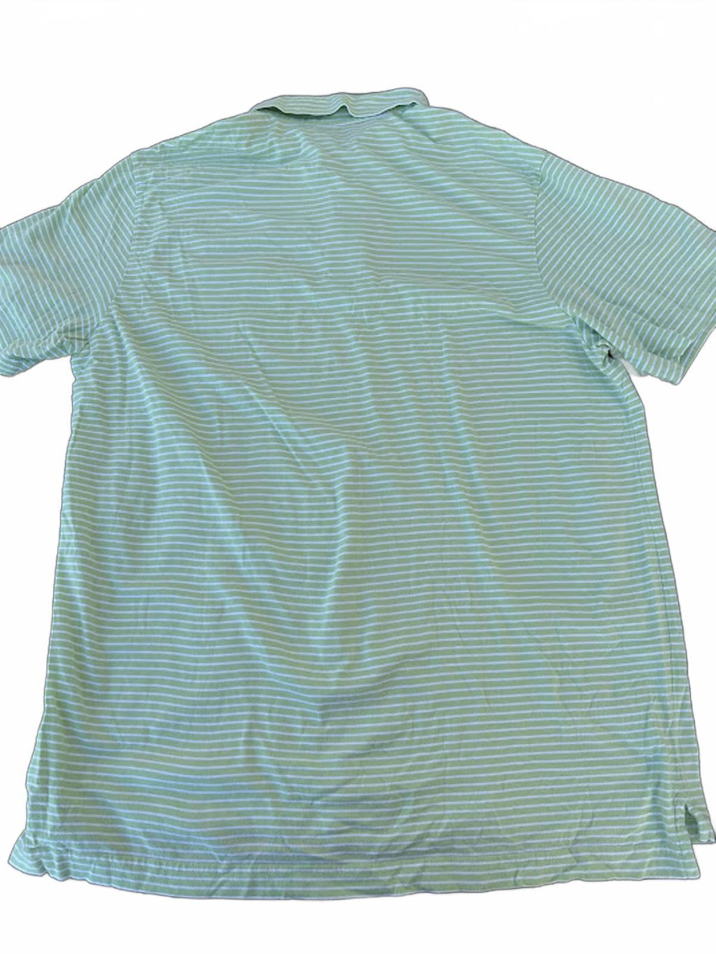 Vineyard Vines Mint Stripe Polo Shirt L