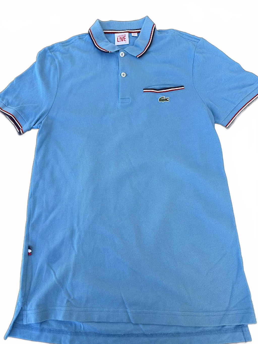 Lacoste Live Blue Polo Shirt Size 3 Slim