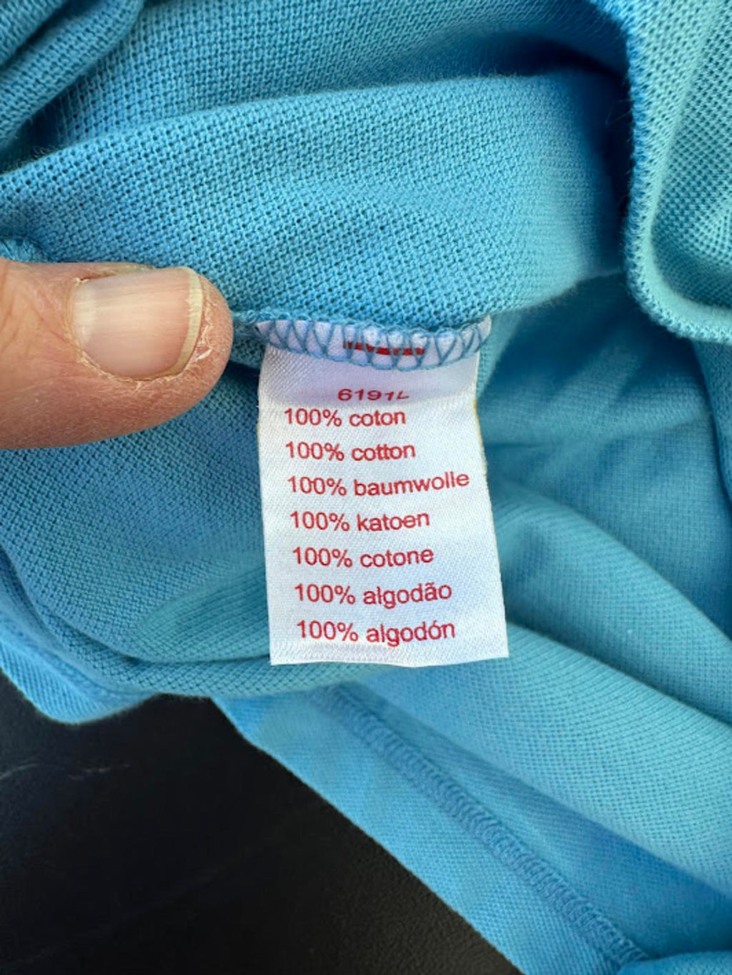 Lacoste Live Blue Polo Shirt Size 3 Slim