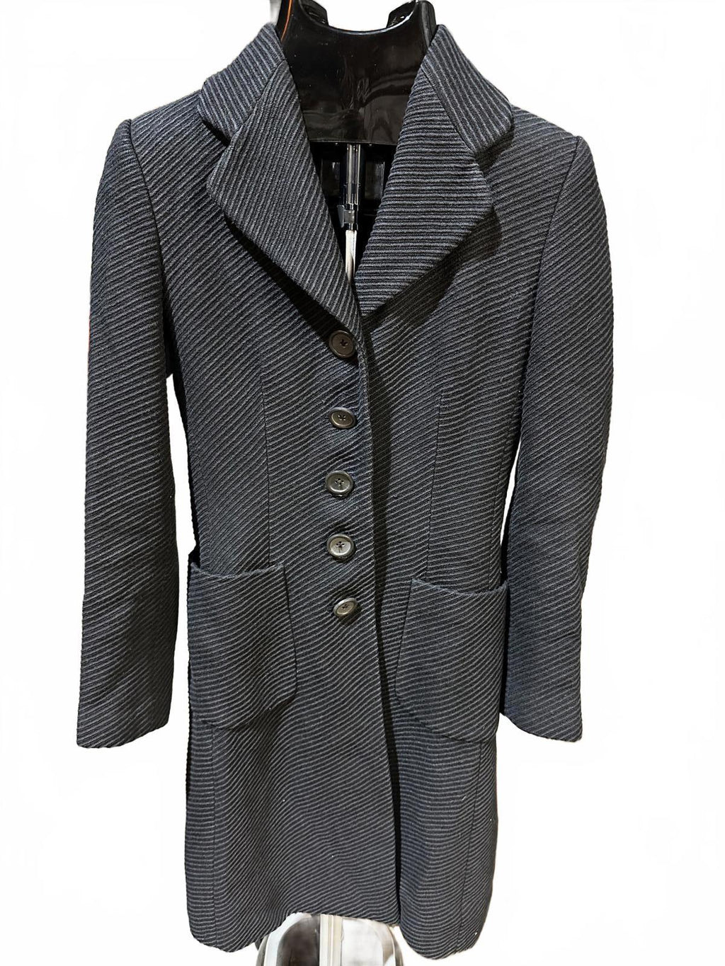 Banana Republic Women’s XS Wool Cotton Longline Blazer Coat 5-Button Tailored