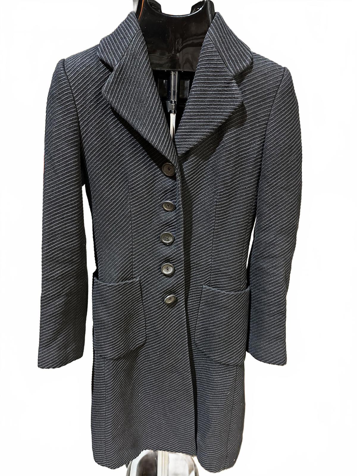 Banana Republic Women’s XS Wool Cotton Longline Blazer Coat 5-Button Tailored