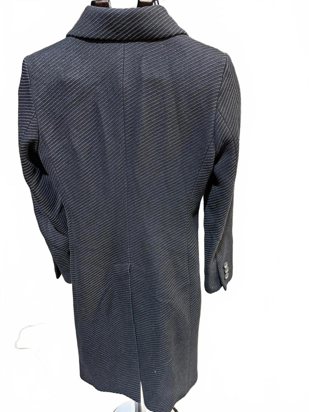 Banana Republic Women’s XS Wool Cotton Longline Blazer Coat 5-Button Tailored