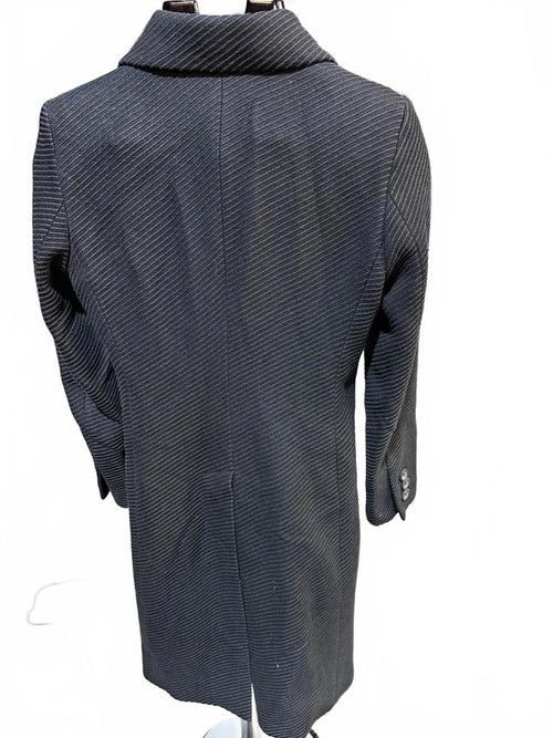 Banana Republic Women’s XS Wool Cotton Longline Blazer Coat 5-Button Tailored